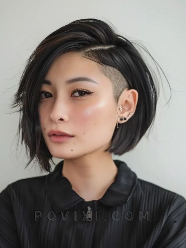 Grunge Bob with Undercut