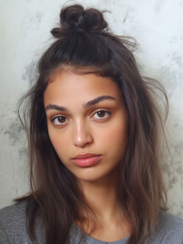 Half Up Top Knots