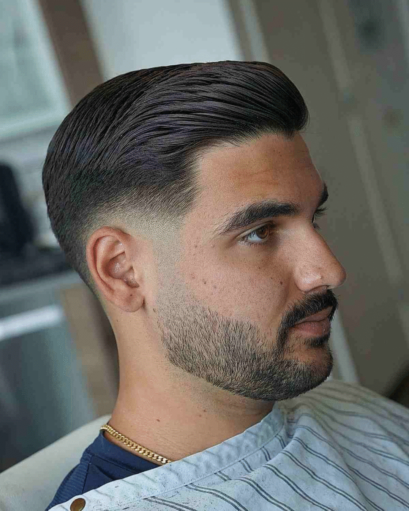 Taper Mexican Slick Back Fade